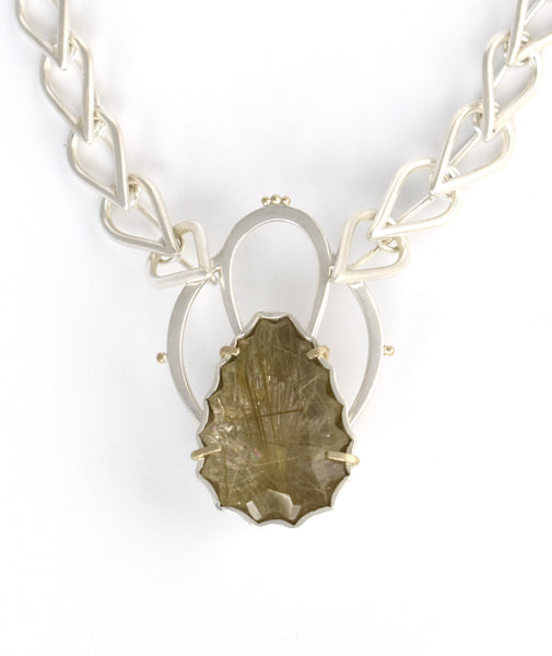 Rutilated Quartz Necklace #1