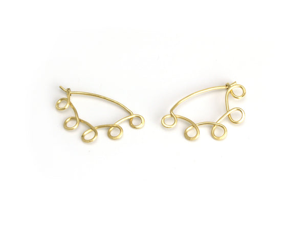 Little Loopy Gold Hoop