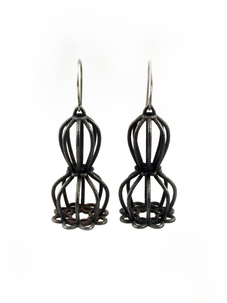 3D Doily Dangle Earrings