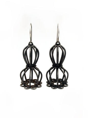 3D Doily Dangle Earrings