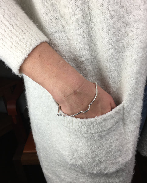 Arabesque Forged Bangle Bracelet