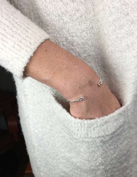 Forged Loop Cuff Bracelet