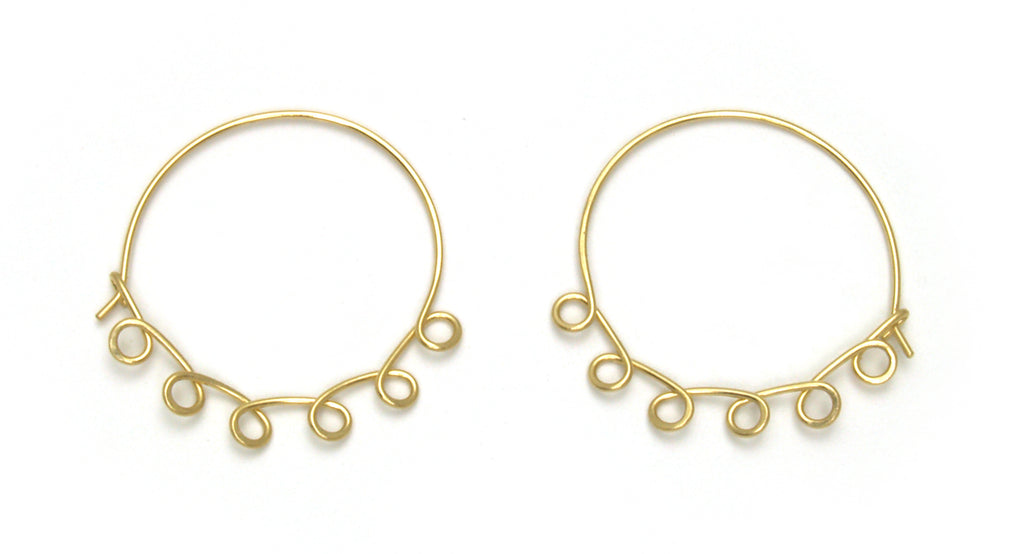 Large Loopy Gold Hoop