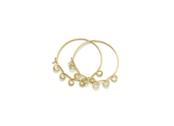 Large Loopy Gold Hoop