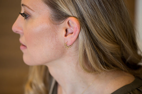 Little Loopy Gold Hoop