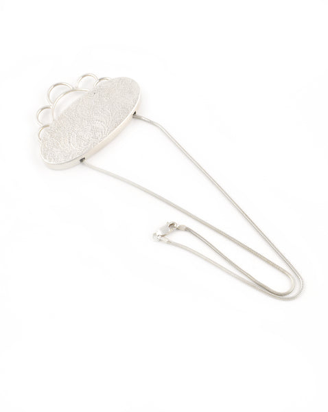 Pattern Oval Necklace