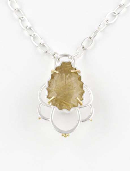 Rutilated Quartz Necklace #2