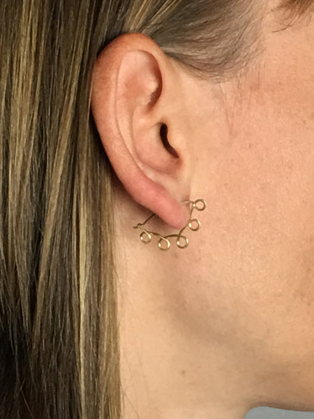Little Loopy Gold Hoop